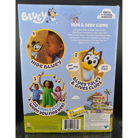 Bluey Hide & Seek Game Talking Bluey Plush & Interactive Family Fun - Picture 3 of 5